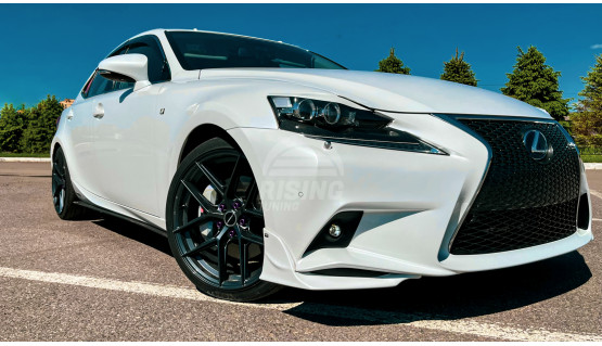 TRD front fangs ailerons for Lexus IS200t, IS250, IS300, IS350 | XE30 | 3 Generation | 2013-2016
