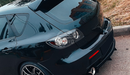 Ducktail add-on Nextmode for Mazdaspeed 3 / MPS (BK) rear spoiler 2003 - 2009 Mazda 3 / Axela hatchback 