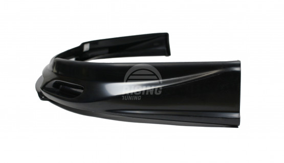 Zodiak front bumper lip diffuser for Mitshubishi Lancer X 2012 - 2015