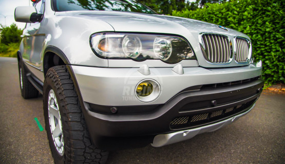 Aluminum Lift Kit for BMW X5 E53 [ Strut spacers set | 30mm / 1.2 Inches ] 1 Generation | 1999-2006