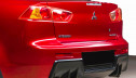 Rear Evo style diffuser for Mitsubishi Lancer X 2007-2017