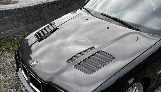 Bonnet gills Vorsteiner style for BMW 3-Series E36 E46 M3 | Hood Vents GTR | 1990-2003
