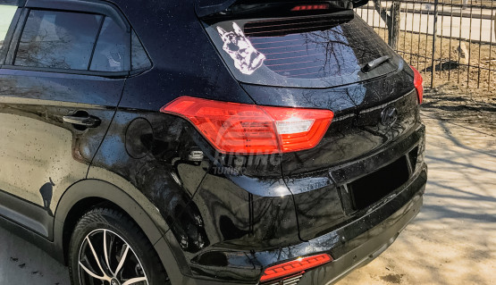 Rear trunk add-on spoiler for Hyundai Creta 1 GS | Unique Wing