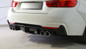 PARSAN rear bumper diffuser for BMW 4-Series F32, F33, F36 | M-Sport
