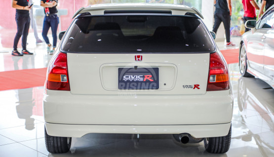 Type-R rear trunk spoiler & Base plate for Honda Civic EK | EK9 | 1996 - 2001