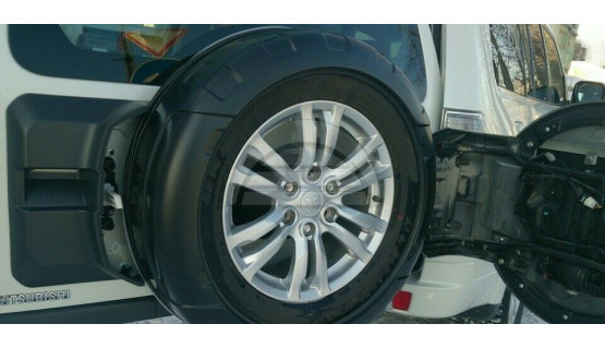 Tire Cover for Mitsubishi Pajero 4 Montero Shogun Tail Spare Tyre Wheel Hard Bag
