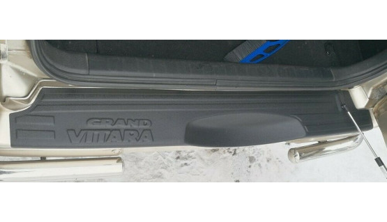 Rear bumper trim for Suzuki Grand Vitara 2005-2012 plate sill protector cover