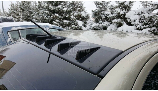 Rear window lip spoiler for Mitsubishi Lancer X 2007-2017 roof cover pad visor