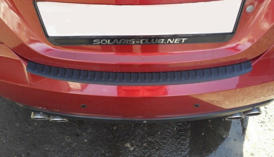 Rear bumper trim for Hyundai Accent Verna i25 14-17 plate sill protector cover