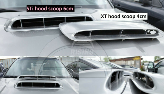 STI high air intake on the hood for Subaru Forester SG | SG5 SG6 SG9 | Vent bonnet | 2002-2008