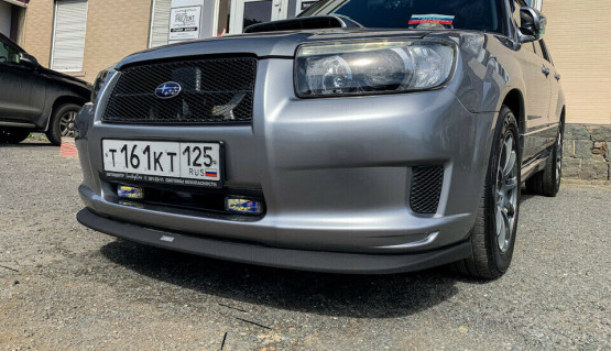 Painted STi Lip for Subaru Forester SG 05-08 Cross Sports Bumper Splitter SG9